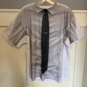 F*ck the Industry 2008 trompe loeil Prada Tie t-shirt